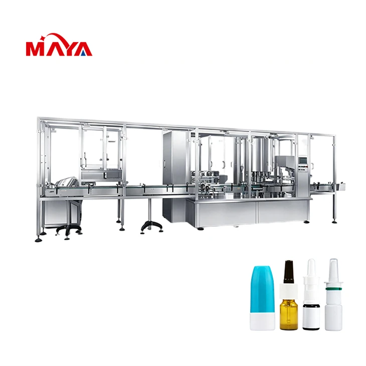 Neusspray vul- en sluitmachine